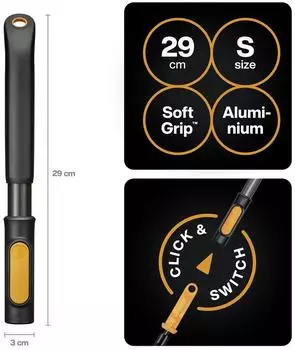 Fiskars OneClick Handgriff S 292mm (1080548)
