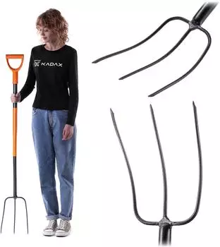 Kadax Getas Gartenforke 3 Zinken, 135cm (K4207)