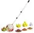 Spetebo Rollsammler für Früchte und Nüsse, Alu-Teleskopstiel, bis 120cm (4706)