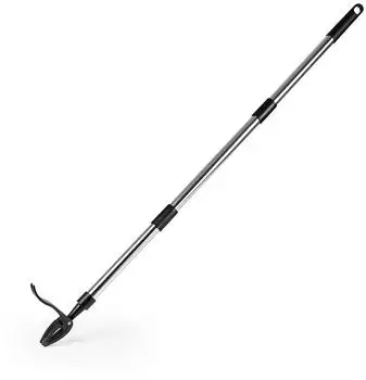 EASYmaxx Unkrautstecher 112cm mit Edelstahlkrallen & Fußpedal