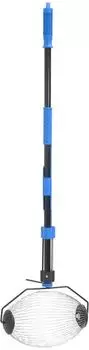 vidaXL Nusssammler Stahl blau 127cm (364827)