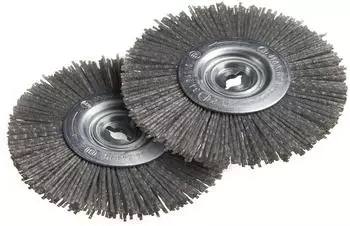 Gartenmeister Fugenb&uuml;rsten Nylon 2er-Set mit Fugenturbo Fangbox &Oslash;110mm (968744)