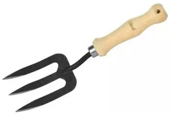 Ideal Handgabel 3 Zinken, Buchenstiel 15,5cm (60690000)