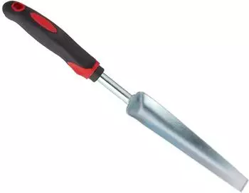 Relaxdays Unkrautstecher 2er-Set, ergonomischer Griff, 37,5cm, schwarz-rot (10028426)