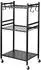 Maclean MC-138 Mobiler Gartenwerkzeugständer 35 Halter, 4 Rollen, schwarz (MC-138)
