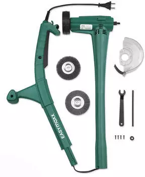 EASYmaxx Fugenreiniger elektrisch 140 W grün (02978) – Konstante Motorleistung für gründliche Reinigung befestigter Flächen