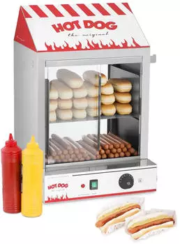 Royal Catering Hot Dog Steamer - 2000 W RCHW 2000