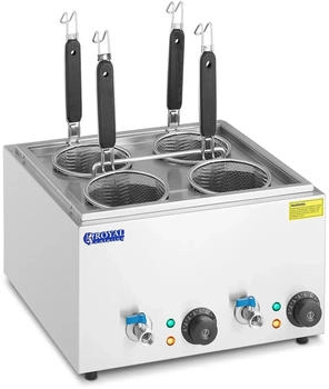Royal Catering Nudelkocher mit 4 Körben - Temperatur: 30 - 110 °C RC-0042