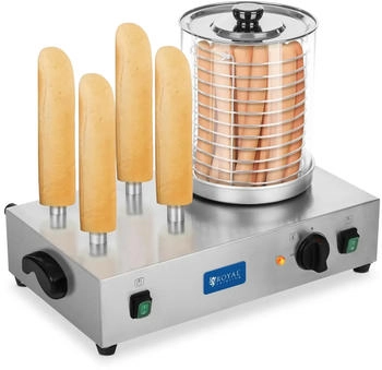 Royal Catering Hot-Dog-Maker - inkl. Toaststangen RCHW-2300