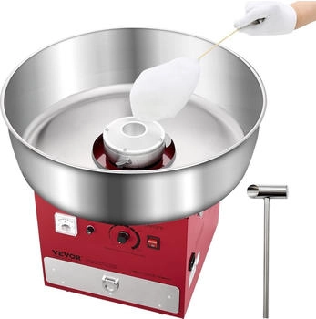 VEVOR Electric Cotton Candy Machine Red