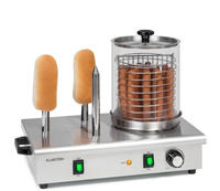 Klarstein Wurstfabrik Pro 600 Hot Dog Maker, 600 Watt, 3 Heizspie&szlig;e,