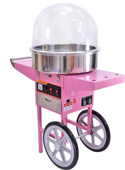 KuKoo Zuckerwattemaschine Candy Maker mit Rädern