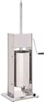 vidaXL Manueller Wurstfüller Silbern 15 l Edelstahl