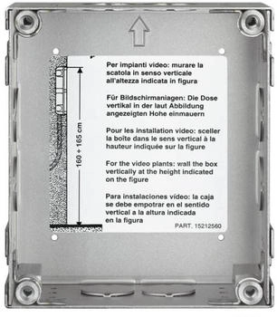 Legrand Türsprechanlagen-Zubehör Unterputz-Gehäuse (350110)