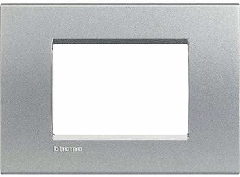Bticino Livinglight Abdeckrahmen 3 Module Tech grau (LNA4803TE)
