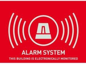 ABUS AU1315 Warn-Aufkleber "Alarm System"