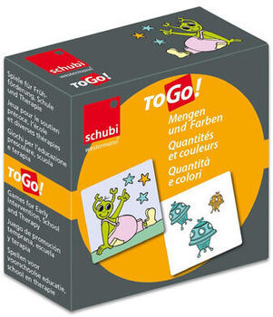 Schubi schubi ToGo - Spiele zur visuellen Wahrnehmung, Titel: Mengen und Farben