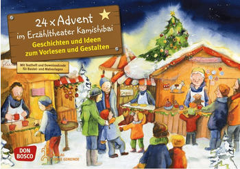 Don Bosco 24 x Advent im Erzähltheater Kamishibai - Geschichten und Ideen zum Vorlesen und Gestalten (Petra Lefin (Ill.)