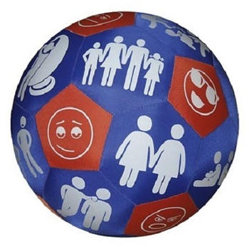TimeTEX Lernspiel-Ball "Pello" - Geschichten/Sozialkompetenz (93577)