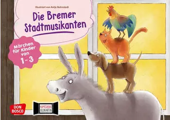 Don Bosco Die Bremer Stadtmusikanten. Kamishibai Bildkartenset