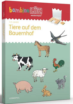 LÜK bambinoLÜK Set Buch und Kontrollgerät: Tiere auf Bauernhof