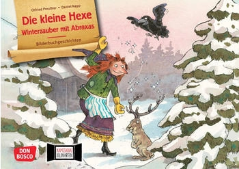 Don Bosco Die kleine Hexe - Winterzauber mit Abraxas. Kamishibai Bildkartenset