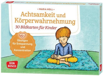 Don Bosco Achtsamkeit und K&ouml;rperwahrnehmung. 30 Bildkarten f&uuml;r Kinder