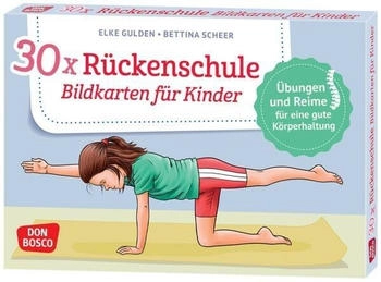 Don Bosco 30 x R&uuml;ckenschule. Bildkarten f&uuml;r Kinder