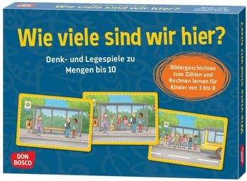 Don Bosco Wie viele sind wir hier? Bildergeschichten zum Zählen und Rechnen lernen für Kinder von 3 bis 8