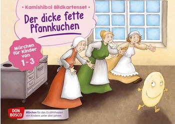 Don Bosco Der dicke fette Pfannkuchen. Kamishibai Bildkartenset.