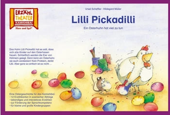 Hase und Igel Lilli Pickadilli / Kamishibai Bildkarten Ein Osterhuhn hat viel zu tun. 12 5527