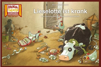 Hase und Igel Alexander Steffensmeier | Kamishibai: Lieselotte ist krank | Box | Deutsch