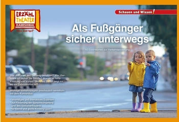 Hase und Igel Verena Sangu | Kamishibai: Als Fußgänger sicher unterwegs | Box | Deutsch (2020)
