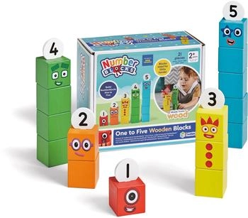 Learning Resources Holzbausteine Numberblocks 1 bis 5 Lernspielzeug f&uuml;r Kinder