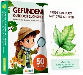 Edubini Gefunden! Outdoor Suchspiel f&uuml;r Kinder ab 4 Jahren