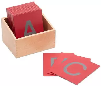 Betzold F&uuml;hl- und Tastplatten, Buchstaben