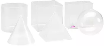 Wissner K&ouml;rperformensatz transparent, 6 Teile, 10cm (039604-010)