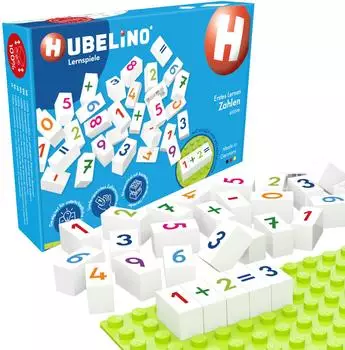 Hubelino Erstes Lernen Zahlen, 60 Spielbausteine (410306)