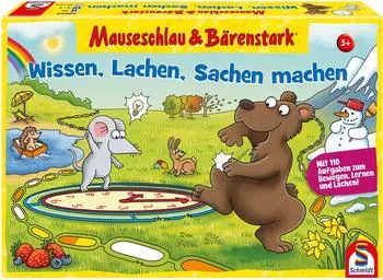 Schmidt-Spiele Mauseschlau & B&auml;renstark &ndash; Wissen, Lachen, Sachen machen, Kinderspiel (40653)