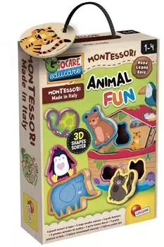Lisciani Montessori Baby Animal Fun, Holz (96893)