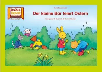 Hase und Igel Der kleine Bär feiert Ostern – Kamishibai Bildkarten