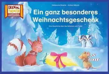 Hase und Igel Kamishibai: Ein ganz besonderes Weihnachtsgeschenk, 10 Bildkarten f&uuml;r das Erz&auml;hltheater