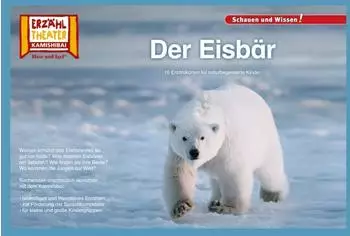 Hase und Igel Kamishibai: Der Eisbär – 10 Fotobildkarten für das Erzähltheater