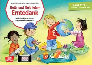 Don Bosco Betül und Nele feiern Erntedank – Kamishibai Bildkartenset