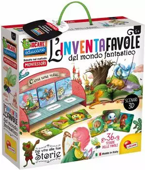 Lisciani Montessori Inventafavole der fantastischen Welt (95216)