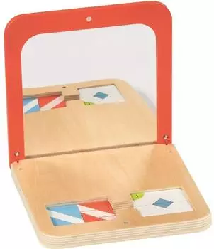 Goki Spiegelmagie Symmetriespiel, Holz, 26 Teile (56296)