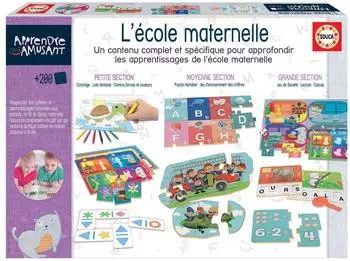 Educa Borrás Kit Ecole Maternelle Lernspielzeug, mehrfarbig (19107)