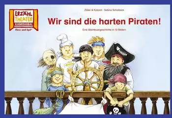 Hase und Igel Wir sind die harten Piraten! Kamishibai Bildkarten