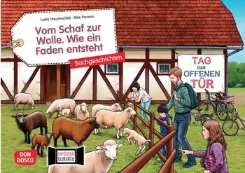 Don Bosco Vom Schaf zur Wolle – Wie ein Faden entsteht, Kamishibai Bildkartenset