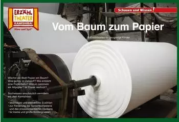 Hase und Igel Vom Baum zum Papier – Kamishibai Bildkarten